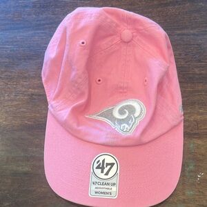 47 Brand Pink Women's Cap with Silver Logo